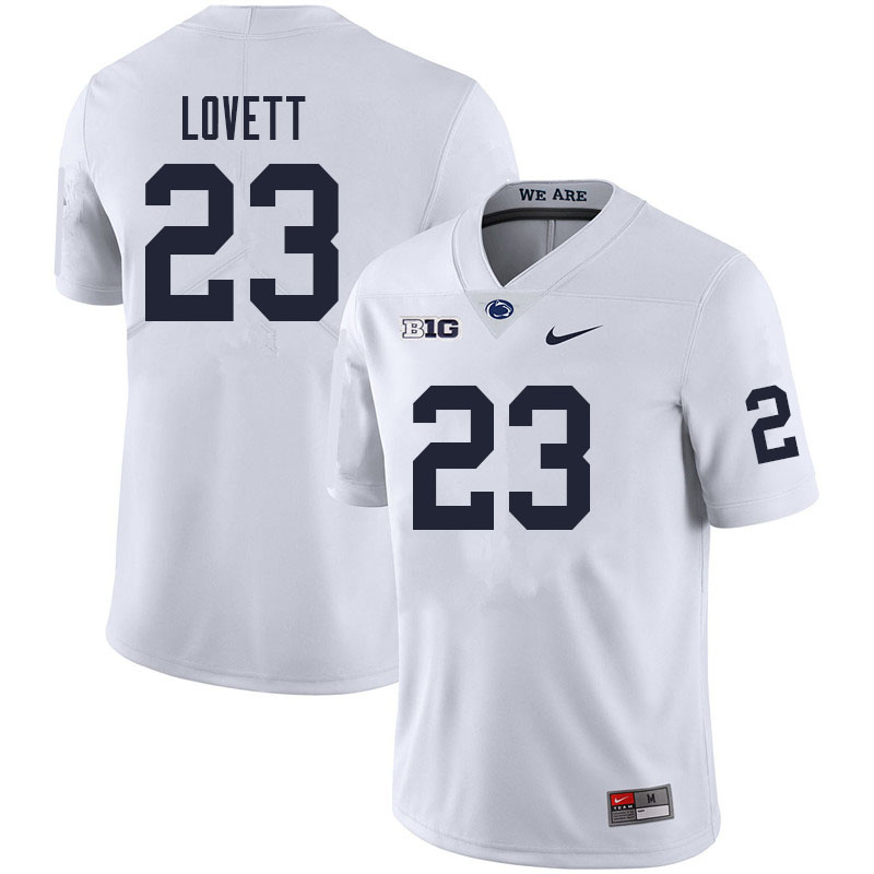 NCAA Nike Men's Penn State Nittany Lions John Lovett #23 College Football Authentic White Stitched Jersey OUE4298QQ